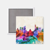 Aimant Skyline de Calcutta (Recto/Verso)