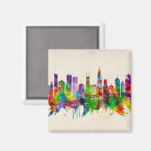 Aimant Skyline de Chicago (Recto/Verso)