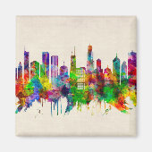 Aimant Skyline de Chicago (Devant)