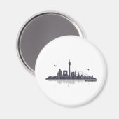 Aimant Skyline de Düsseldorf (Recto/Verso)
