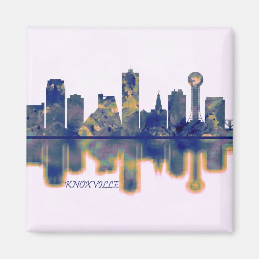 Aimant Skyline de Knoxville (Devant)