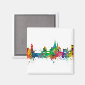 Aimant Skyline de Luxembourg City (Recto/Verso)