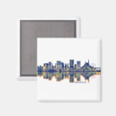 Aimant Skyline de Marseille (Recto/Verso)