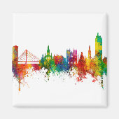 Aimant Skyline de Nantes France (Devant)