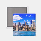 Aimant Skyline de New York (Recto/Verso)