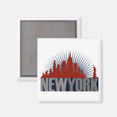 Aimant Skyline de New York (Recto/Verso)