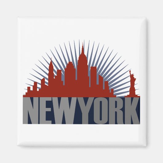 Aimant Skyline de New York (Devant)