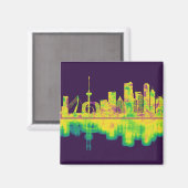 Aimant Skyline de Rotterdam (Recto/Verso)