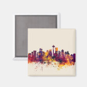 Aimant Skyline de Seattle (Recto/Verso)