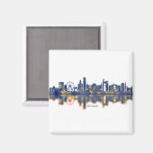 Aimant Skyline de Séville (Recto/Verso)