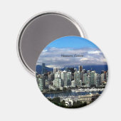 Aimant Skyline de Vancouver, Canada (Recto/Verso)