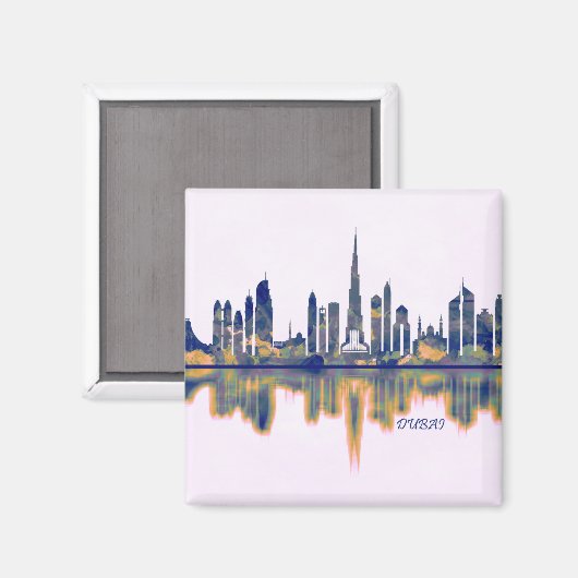 Aimant Skyline Dubaï (Recto/Verso)