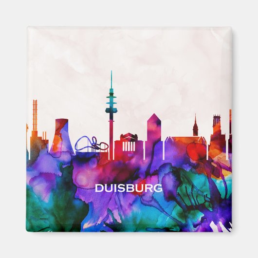 Aimant Skyline Duisburg (Devant)