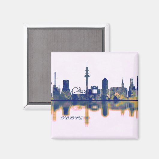 Aimant Skyline Duisburg (Recto/Verso)