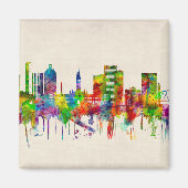 Aimant Skyline écossaise de Glasgow (Devant)