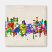 Aimant Skyline Jackson Mississippi (Devant)