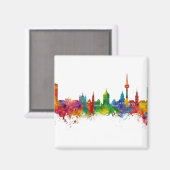 Aimant Skyline Mannheim Allemagne (Recto/Verso)