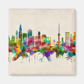 Aimant Skyline Séoul-Corée du Sud (Devant)