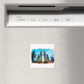 Aimant Skyline tour Petronas de Malaisie (In Situ (Lave-vaisselle))