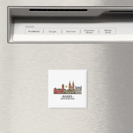 Aimant skylinebasel design (In Situ (Lave-vaisselle))