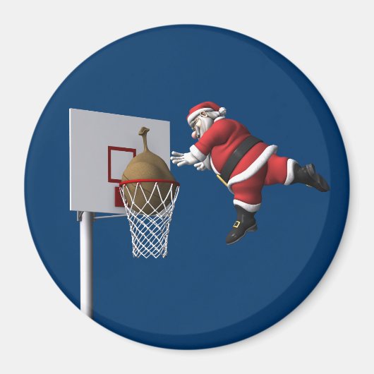 Aimant Slam Dunk Santa Claus (Devant)