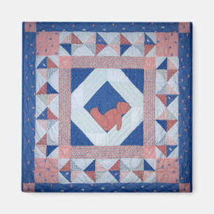 Aimant Sleepy Bear Quilt