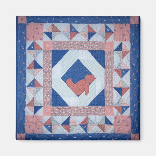 Aimant Sleepy Bear Quilt (Devant)