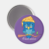 Aimant Sleepy Owl Thunder_Cove (Recto/Verso)