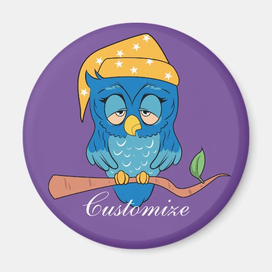 Aimant Sleepy Owl Thunder_Cove (Devant)