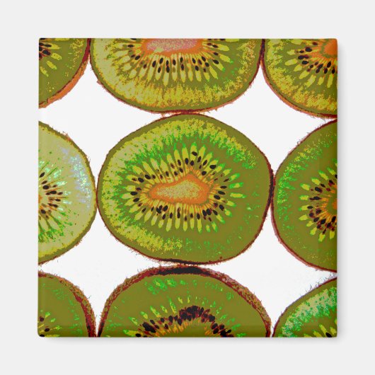 Aimant Slices Kiwi (Devant)
