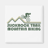 Aimant slickrock trails mtb mountain biking (Devant)