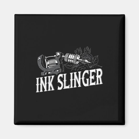 Aimant Slinger d'encre - Artiste de tatouage (Devant)