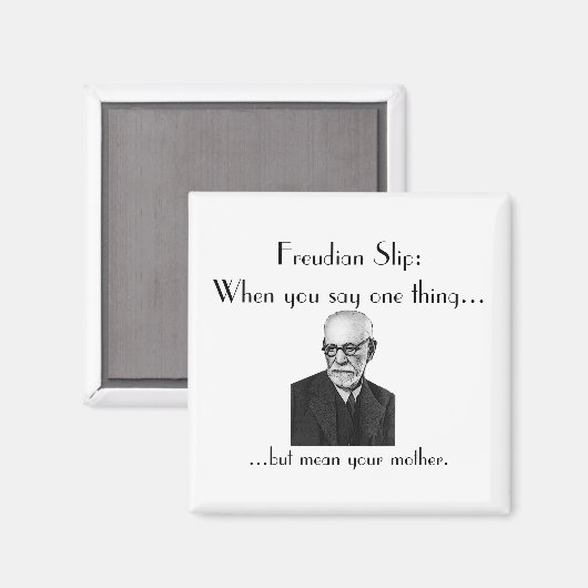 Aimant Slip freudien : (Recto/Verso)