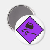 Aimant Slippere quand Wet Road Signal de circulation Aust (Recto/Verso)