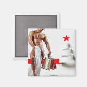 Aimant SlipperyJoe's Christmas shopping livre blanc spira (Recto/Verso)