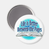 Aimant Slogan de lecture amusante entre les pages (Recto/Verso)
