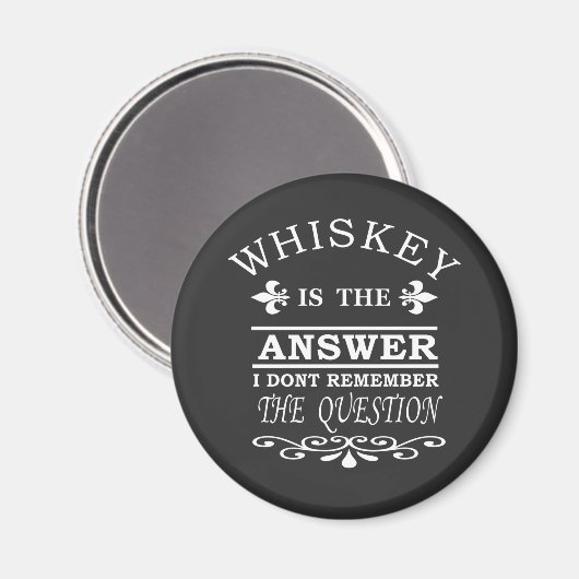 Aimant slogan de whisky (Recto/Verso)
