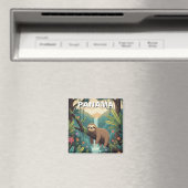 Aimant Sloth dans la forêt tropicale Panama (In Situ (Lave-vaisselle))