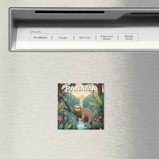 Aimant Sloth dans la forêt tropicale Panama (In Situ (Lave-vaisselle))