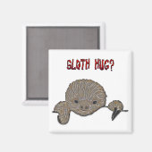 Aimant Sloth Hug Baby Sloth (Recto/Verso)
