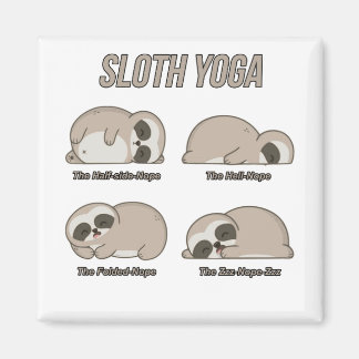 Aimant Sloth Yoga