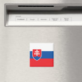 Aimant Slovakia Flag (In Situ (Lave-vaisselle))