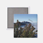 Aimant Slovaquie en hiver (Recto/Verso)