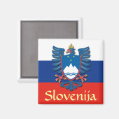 Aimant Slovénie Armoiries (Recto/Verso)