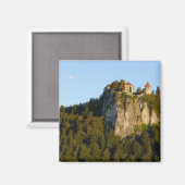 Aimant Slovénie, Balles, Lac de Bled, Château de Bled sur (Recto/Verso)