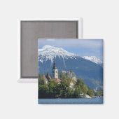 Aimant Slovénie, Bled, lac de Bled, île de Bled, Bled (Recto/Verso)
