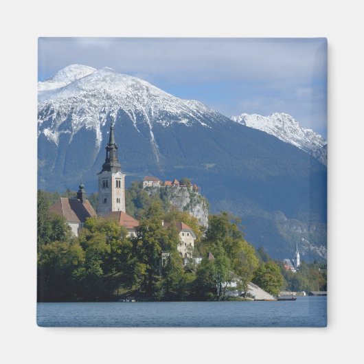 Aimant Slovénie, Bled, lac de Bled, île de Bled, Bled (Devant)