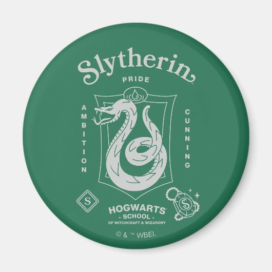 Aimant SLYTHERIN™ Pride Ambition Cunning Crest (Devant)