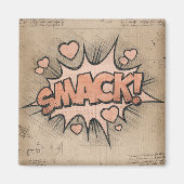 Aimant SMACK ! Vintage Comic Book (Devant)