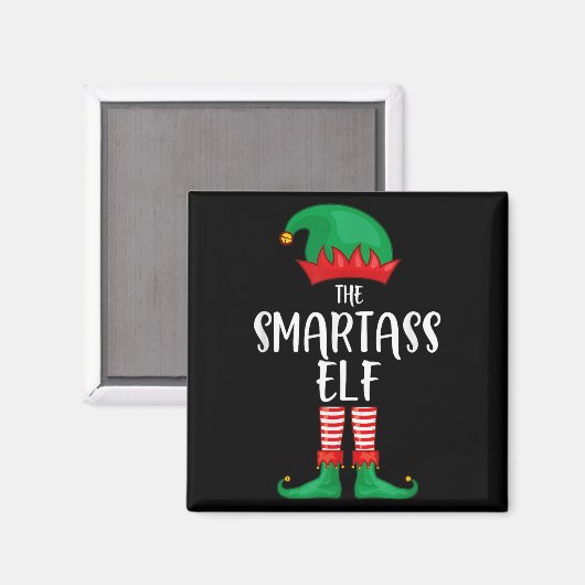 Aimant Smart Elf Christmas Party Matching Family Group Pa (Recto/Verso)